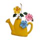 thumbnail image 2 of Regadera decorativa creativa de hierro para colgar en pared decoración del jardín del hogar para puerta dentera, decoración temática de jardín Amarillo Baoblaze colgante de encanto, 2 of 8