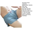 thumbnail image 7 of zeranth Summer Boxer Underwear Mid-rise Elastic Waistband Ice Silk Shorts Briefs Loose Fit Solid Color Boxer Briefs, 7 of 7