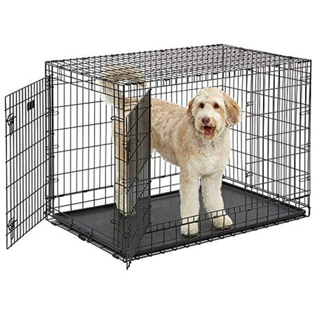 UPC: 0027773014201 | MidWest Homes For Pets Ultima Pro Extra-Strong Double Door Metal Dog Crate  48 L