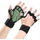 thumbnail image 1 of (Upgraded) Workout Gloves with Built-in Elastic Wrist Wraps & Open Back - Ventilated - Silicon Padded - Fingerless, Gym Fitness & Hand Support, 1 of 4