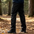 thumbnail image 7 of Cmfcve Water Repellent Cargo Pants for Men Drawstring Waist Casual Pants Straight Leg Hiking Pants, 7 of 7
