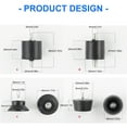 thumbnail image 5 of Pack of 4 Noise Reductions Rubber Feet Vibration Dampening for Appliances, 5 of 8