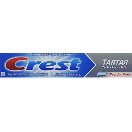 6-Pack Crest Tartar Protection Regular Paste, 6.4 oz. (Pack of 6)