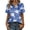 Blue-#001, variant on Womens Button Down Shirts Silk Satin Short Sleeve Tops Floral Print Casual Blouses Spring Fall Collared Dressy Elegant Party Outfits 2026,Green 2XL