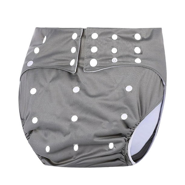 Pañal de tela PUL impermeable para adultos mayores, hombres y mujeres de 50 a 95 kg PUL y tela