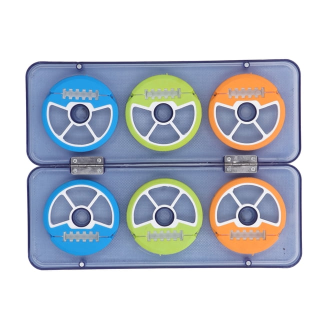 Soportes de almacenamiento para sedal de pesca, carretes de espuma portátiles multifuncionales, estuche protector para líneas de pesca, ganchos y cables, 6 uds. YUNYI BRAND Deportes