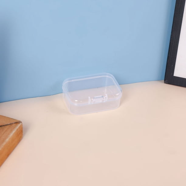 Caja de plástico transparente cuadrada Caja de almacenamiento de piezas rectangular cuadrada Caja de joyería Equipo de pesca Embalaje de flores de jabón Caja cuadrada