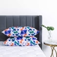 thumbnail image 5 of RV Juego de 2 fundas de almohada de satén, 100% microfibra suave Pillow Cove Rojo Verde, 5 of 5