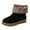 Black, variant on Winter Suede Ankle Boots With Comfortable Low Heel Fashion Booties For Casual Outings And Work