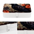 thumbnail image 4 of Crow PU Leather Bracelet Holder Jewelry Organizer Box with Removable Compartment - Portable Organize Storage Case, 4 of 6