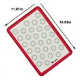 thumbnail image 4 of LNJBABAO 2 Pack Silicone Baking Mats for Macaron Pastry Cookie Bun Bread Making, 4 of 7