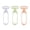 Pink+Purple+Green, variant on O-Shaped Non-Slip Manual Razor Portable Hair Removal Shaver for Armpit Legs Women Men