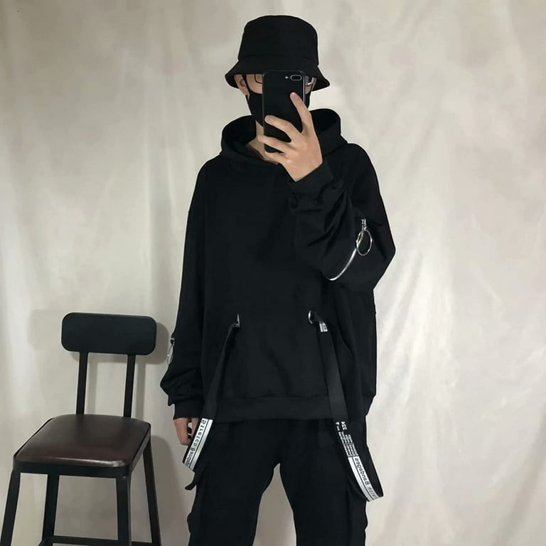 Black emo hoodie [-] - Polytoria