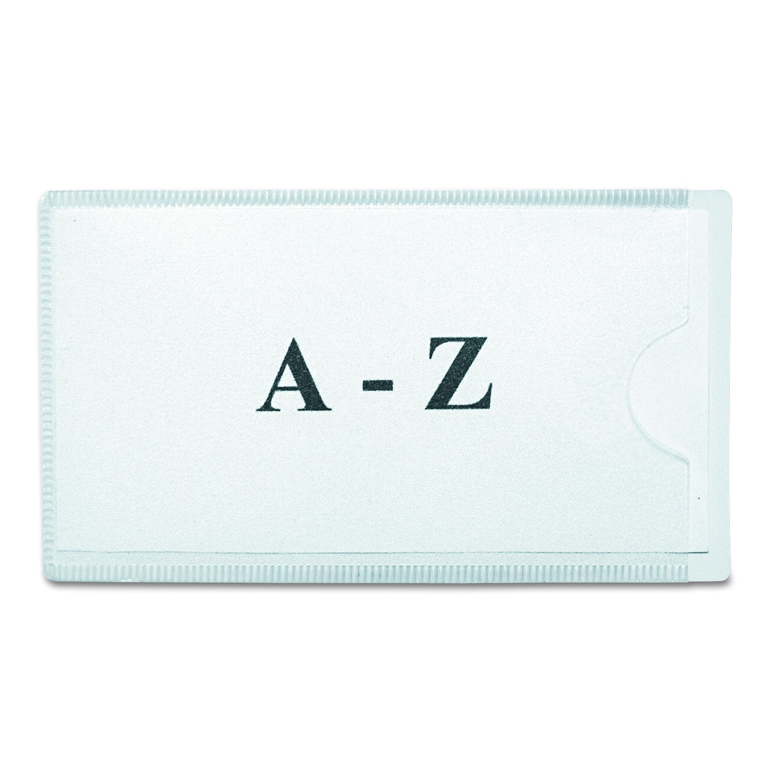 MAG-LH-WH Magnetic Label Holders, 4-1/4 x 2-1/2, White, 10/Pack, Pack of 10 white vinyl and clear magnetic label holders for file cabinets By Panter ...