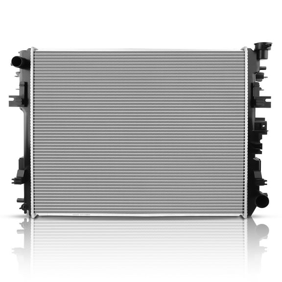 Maxpeedingrods Aluminum Cooling Radiator CU13129 for Dodge Ram 1500 2500 3500 2009-2021 3.6L 3.7L 4.7L 5.7L V6 V8 Replacement CU13129 DPI13129
