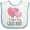 White and Blue, variant on Inktastic I Love My Great Aunt Two Hugging Hearts Boys or Girls Baby Bib