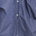 thumbnail image 6 of Craaazy Women's Lapel Striped Long Sleeve Button Down Shirts Gifts, 6 of 8