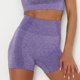 thumbnail image 2 of Gibobby Leggings cortos de yoga para mujer Mallas sin costuras para mujer, mallas para el trasero, pantalones cortos de Yoga para gimnasio(Morado,CH), 2 of 5