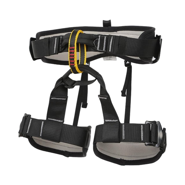 Arnés de medio cuerpo ajustables Sunnimix arnés de escalada en roca Negro L