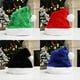 thumbnail image 2 of Short Plush Christmas Hat Red Green Pink Blue Black Gray Purple Merry Christmas Decorations For Home Xmas Ornaments Navidad 2024, 2 of 5