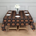 thumbnail image 3 of Halloween Pumpkin & Bones Pattern Square Tablecloth,Waterproof Square Table Cover,Wipeable Spillproof Washable Table Cover for Home Kitchen Party Decor 60"x60"(152x152cm), 3 of 6