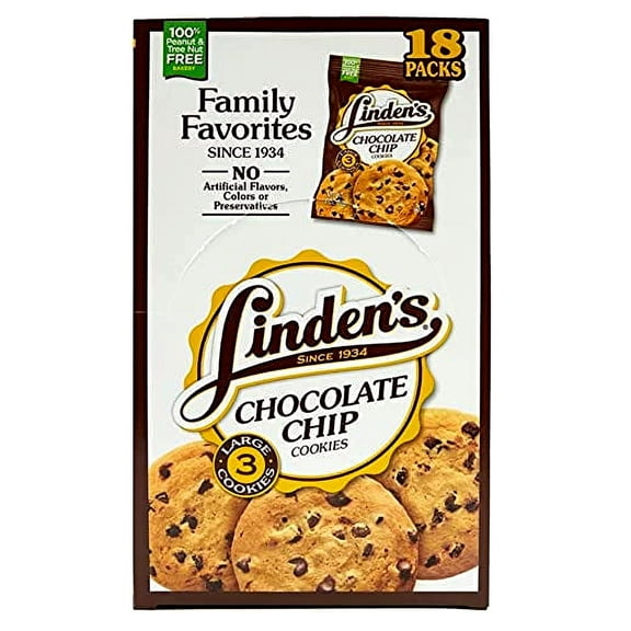 LINDEN CHOCLATE CHIP 18CT 1.8OZ