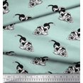 thumbnail image 3 of Soimoi Rayon Fabric Basset Hound Dog Print Fabric by Yard 42 Inch Wide, 3 of 3