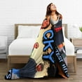 thumbnail image 4 of Blanket Throw Bedding Room Decor Flannel Blankets for Bed Sofa Warm Blankets 50"x40", 4 of 6