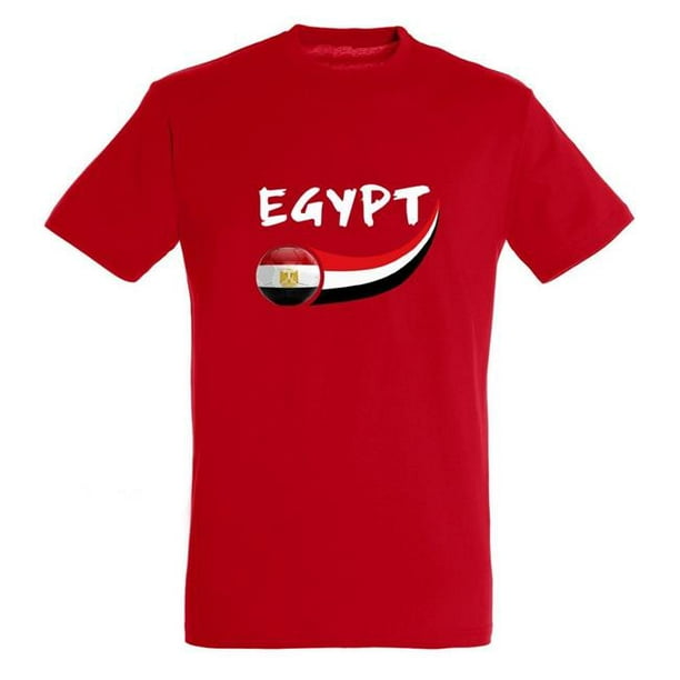 Supportershop EGRD-XL Egypt T-shirt Rouge pour Hommes & 44; Extra Large