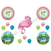 Pink Flamingo Luau Birthday Party Balloons Decoration Supplies Ocean Beach Hula