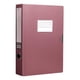thumbnail image 2 of File Box Thickened Polypropylene Office Supplies Foldable A4 Retros-Style Document Box Plastic File Storage Box, 2 of 6