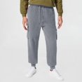thumbnail image 2 of Zszcpp Men Work Pants Spring Sports Vacation Suitable Pocket Long Simple Plain Solid Lounge Trousers Casual Trouser, 2 of 4