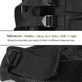 thumbnail image 4 of 1 chaleco táctico de malla militar, chaleco de combate con cinturón para juegos militares de Airsoft CS, color negro Sailing Electrónica, 4 of 5