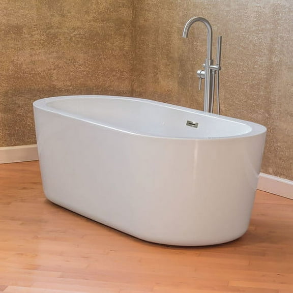 LessCare Freestanding 66.75'' x 31.75'' Bathtub