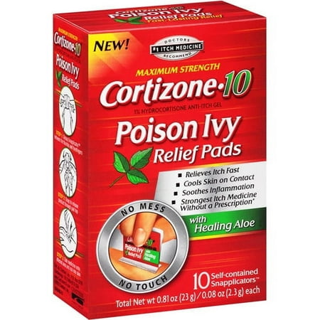 Cortizone 10 Poison Ivy Relief Pads