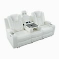 thumbnail image 6 of Chicago Deluxe Theater Style Motion Reclining Sofa Set - 3 Piece Set with Power Recline, Adjustable Headrests, LED Lighting, Wireless Charging, Bluetooth Speaker, USB Ports & Hidden Storage, 6 of 10