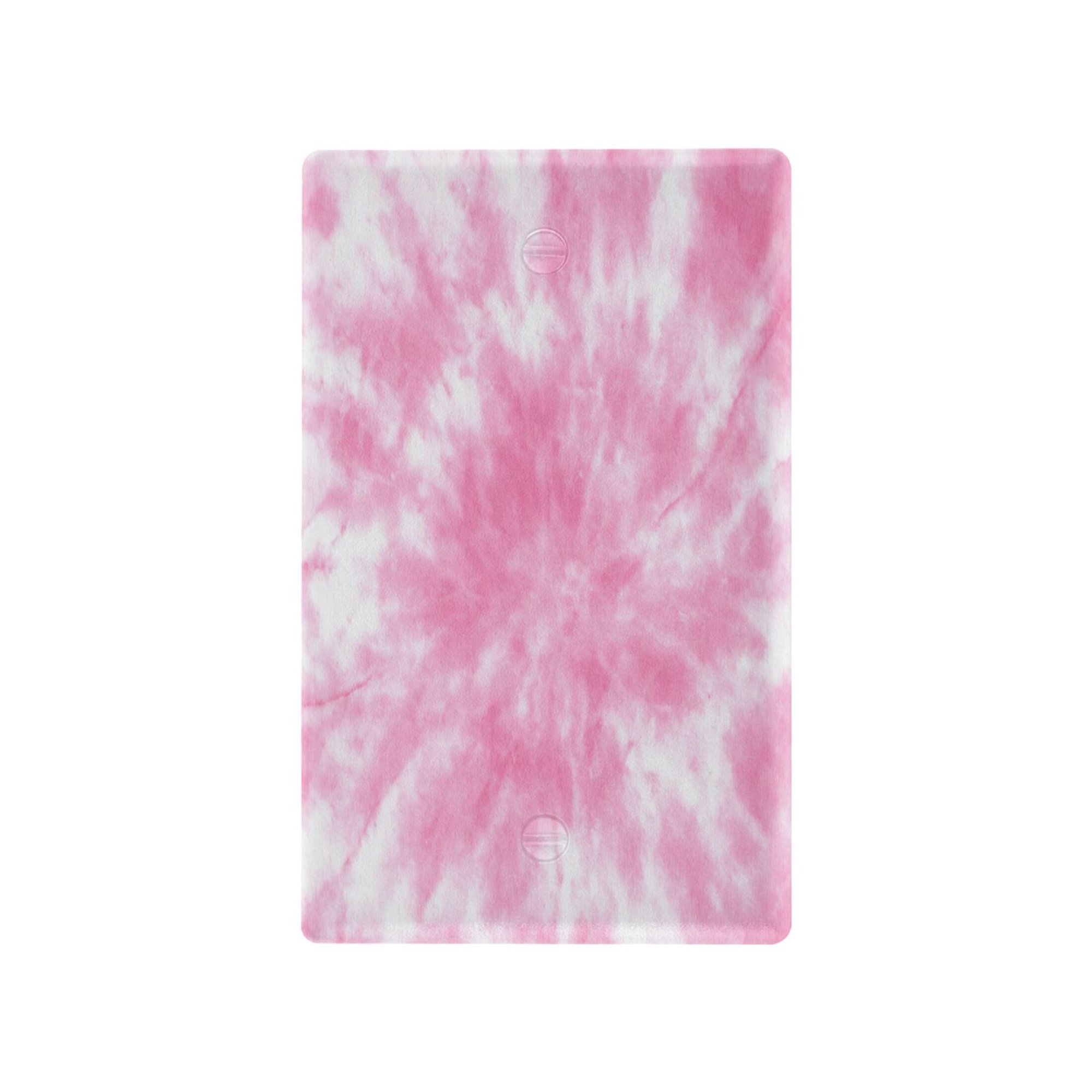 IAUYY Retardant PC Material Unused Outlet Cover Switch Plate Covers Easy DIY Installation with Screws Light Switch Cover Plate Light Pink Tie Dye Pattern