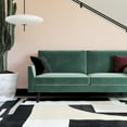 DHP Jules Sofa Bed in Velvet, Light Green