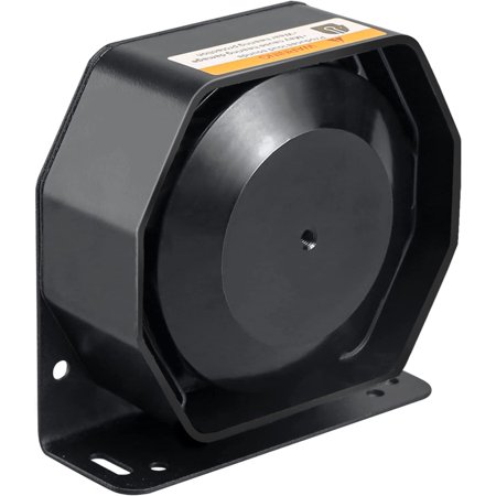 200W Compact High-Performance PA Siren Horn Speaker [Ultra Slim] [8 Ohms] [125-135 dB] [IP66 Waterproof] [Capable with Any 100-200 Watt Siren] for Police Car, Ambulance, Fire, Engineer Vehicles