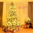 thumbnail image 4 of Costway 9ft Premium Snow Flocked Hinged Artificial Christmas Tree Unlit w/ Metal Stand, 4 of 8