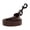 Coffee, variant on Waterproof PVC Dog Leash, 4FT Heavy Duty Training Lead, Bite & Stain Resistant For Small Medium Large Dogs