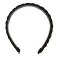 thumbnail image 2 of Accesorio de diadema pelo sintético con banda para el pelo Negro Zulema Diadema con trenza para el cabello, 2 of 4