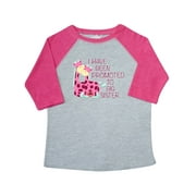 i have been promoted to big sister pink Toddler T-Shirt