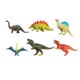 thumbnail image 2 of EeaseMX Juego de 50 dinosaurios de juguete de plástico para niños, modelo de planta de simulación, empaquetado en barril., 2 of 7