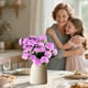 thumbnail image 5 of Ramo de claveles de seda 3D | Flores artificiales de seda para el Día de la Madre | Arreglo floral rosa, rojo y blanco | Decoración para fiestas en casa, 5 of 6