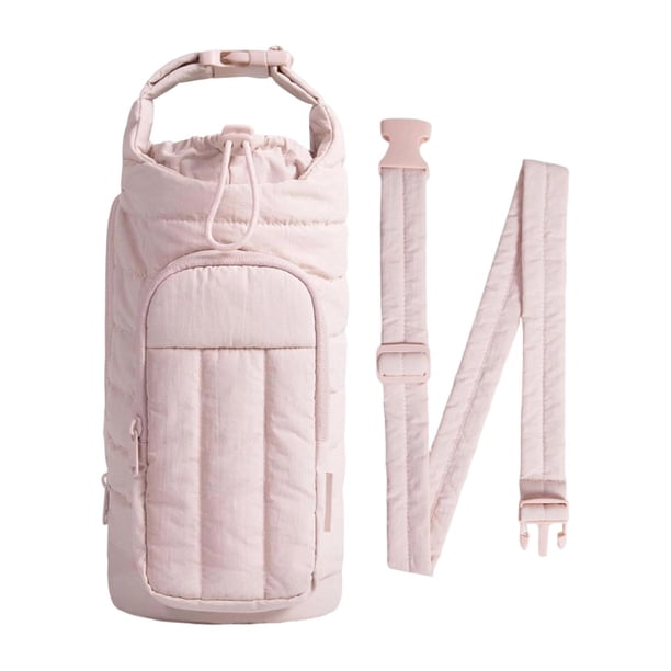 Bolsa portabotellas de agua Funda para botella de agua Accesorios universales para portabotellas Rosa claro