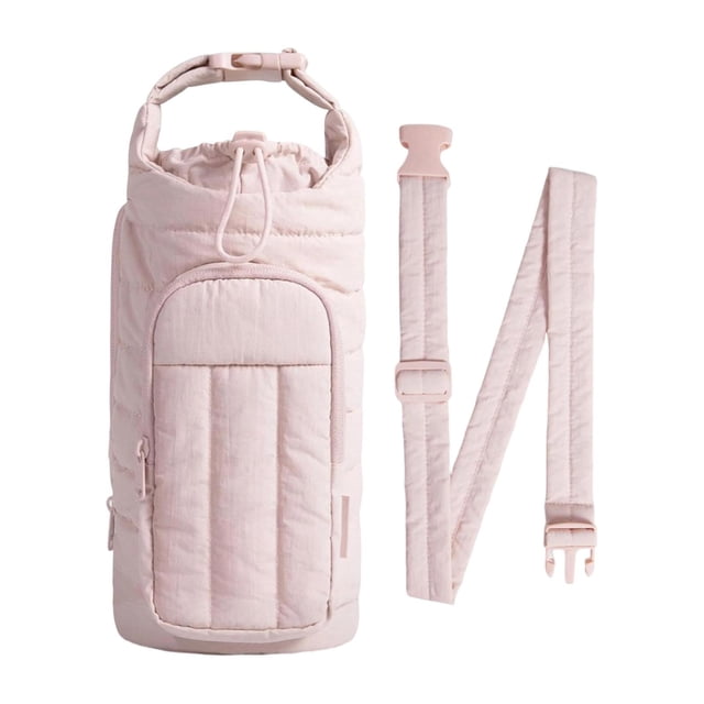 Bolsa portabotellas de agua Funda para botella de agua Accesorios universales para portabotellas Rosa claro