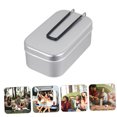 thumbnail image 2 of SHOWERORO Bento Lunch Box Adult Aluminum Lunch Box Picnic Style 1Pack, 2 of 7