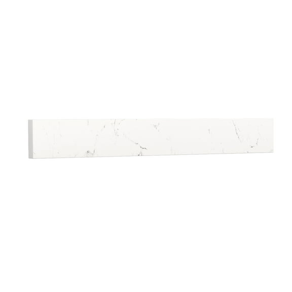 Wyndham Collection Wcfvca124bs 24" L X 3" H Backsplash - Carrara Cultured Marble