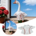 thumbnail image 2 of 23 Inch Baseball Porch Goose Outfit, White Porch Goose Fits 23" Large Cement Goose Statue, Lawn Geese Clothes for Outdoor Patio Yard Garden Decor Summer Backyard Game Day Decorations, 2 of 8